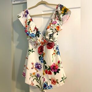 Women’s Size small floral romper